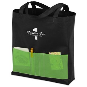 Additional Image 1 - a black and green bag