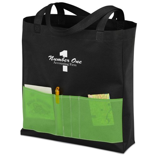 Additional Image 1 - a black and green bag