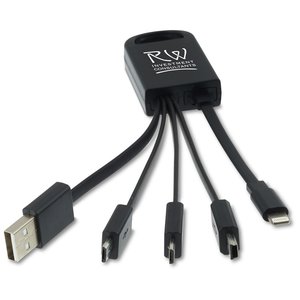 Additional Image 2 - a black usb cable with a white background