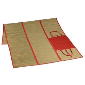 Additional Image 1 - a brown and red shopping bag