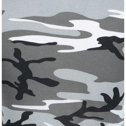 Euro Spun Cotton V-Neck T-Shirt - Ladies' - Camo - Embroidered Image 2 of 2