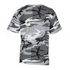 View Image 2 of 3 of Euro Spun Cotton T-Shirt - Youth - Camo - Embroidered