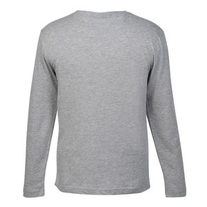 Additional Image 1 - a grey long sleeved shirt