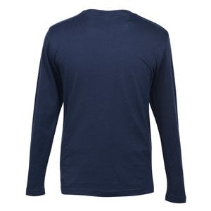 Additional Image 1 - a blue long sleeved shirt