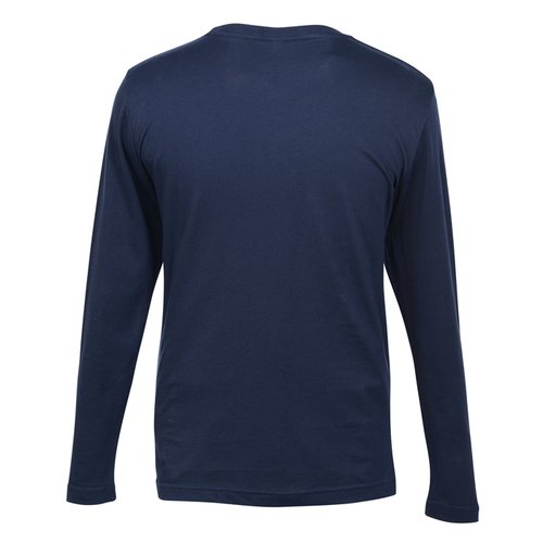 Additional Image 1 - a blue long sleeved shirt