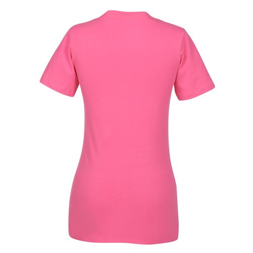 Euro Spun Cotton T-Shirt - Ladies' - Full Colour Image 1 of 2