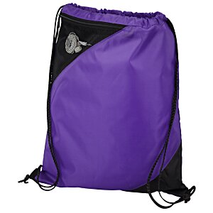 Additional Image 1 - a purple backpack with black straps