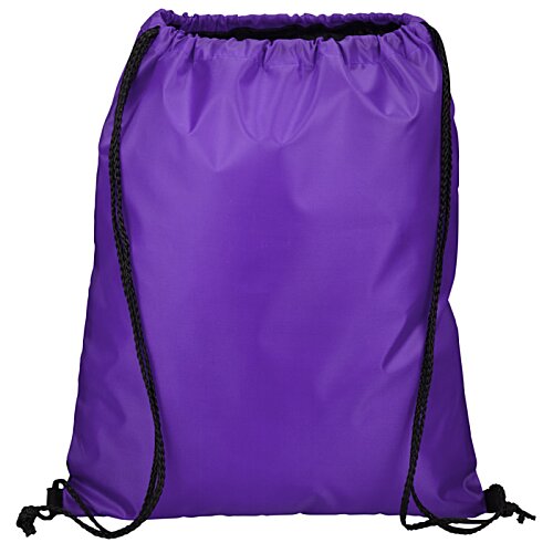 Additional Image 2 - a purple backpack with black straps
