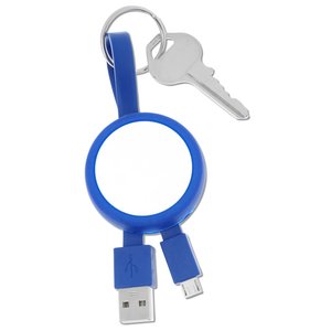 Additional Image 1 - a key chain with a usb cable