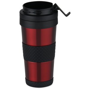 Additional Image 1 - a red and black travel mug