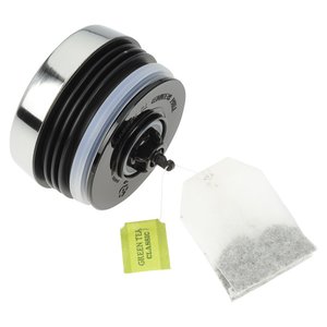 Additional Image 3 - a small round object with a black and white circle