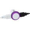 View Image 3 of 4 of Colour Ring Dual Port USB  Car Charger - 24 hr