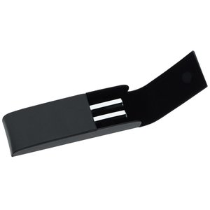 Additional Image 3 - a black rectangular object with two silver handles
