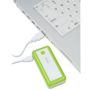 Additional Image 3 - a green and white usb device next to a white keyboard