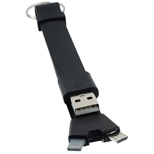Noodle Charging Cable Keychain Image 1 of 2