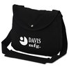 View Image 2 of 3 of Style Shaper Cotton Messenger Bag - Black