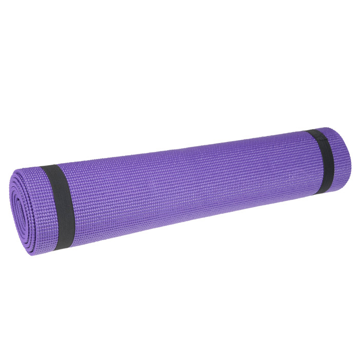 Foldable Exercise Yoga Mat 6mm (1/4) - Teal/Orange