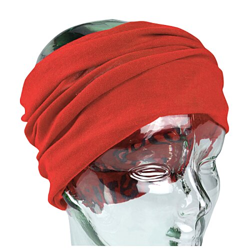 Additional Image 2 - a red headband on a glass