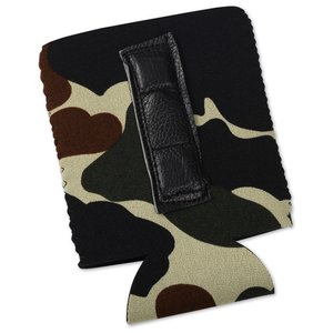 Additional Image 2 - a can holder with a cow print design