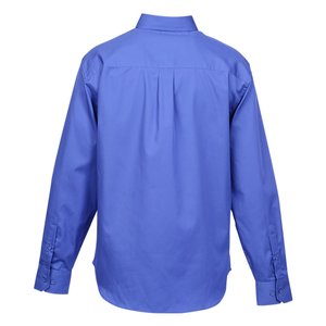 Additional Image 1 - a blue shirt with a long sleeve