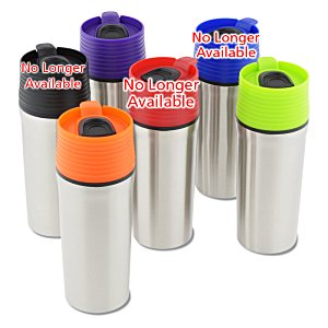 Additional Image 2 - a group of metal containers with colorful caps
