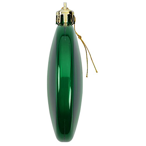 Additional Image 1 - a green christmas ornament with a yellow string