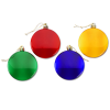 View Image 3 of 3 of Flat Shatterproof Ornament - Translucent - Full Colour