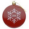View Image 3 of 3 of Flat Shatterproof Ornament - Snowflake