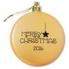 View Image 3 of 3 of Satin Flat Ornament - Merry Christmas