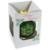 View Image 2 of 3 of Satin Round Ornament - Snowflake
