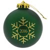 View Image 3 of 3 of Satin Round Ornament - Snowflake