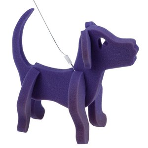 Additional Image 1 - a purple dog figurine