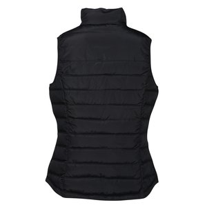 Additional Image 1 - a black vest with a white background