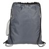 a grey backpack with straps