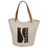 View Image 2 of 2 of Tree Line Cotton Tote Bag - Closeout