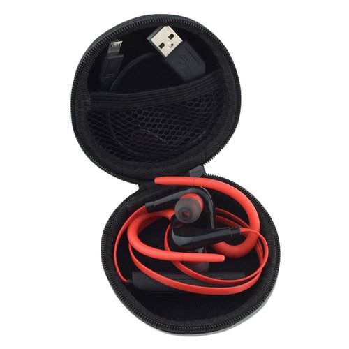 Additional Image 1 - a black round box with red wires