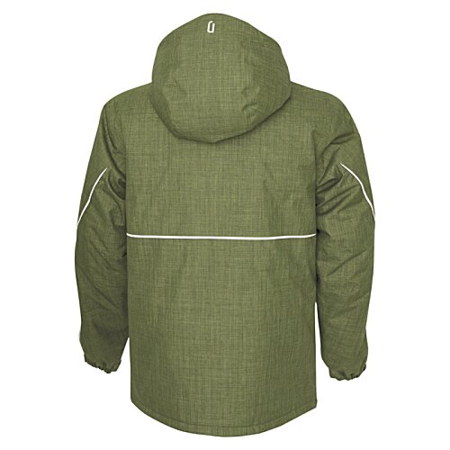 Additional Image 1 - a green jacket with a white stripe