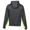 View Image 2 of 3 of Game Day Colour Block Performance Hooded Sweatshirt - Embroidered