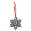View Image 2 of 3 of Sparkly Accent Ornament - Snowflake