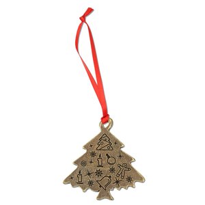 Additional Image 1 - a small metal christmas tree ornament