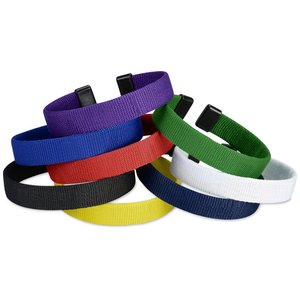 Additional Image 2 - a stack of colorful bracelets