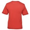 View Image 2 of 3 of Euro Spun Cotton Contrast Stitch Tee - Embroidered