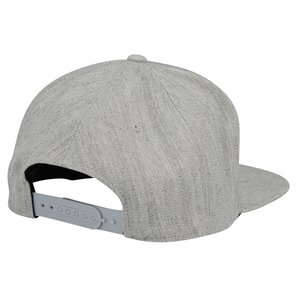 Additional Image 1 - a grey hat with a black stripe