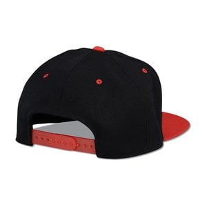 Additional Image 1 - a black hat with red brim