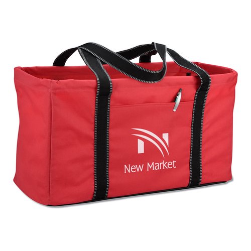 Additional Image 1 - a red bag with black straps