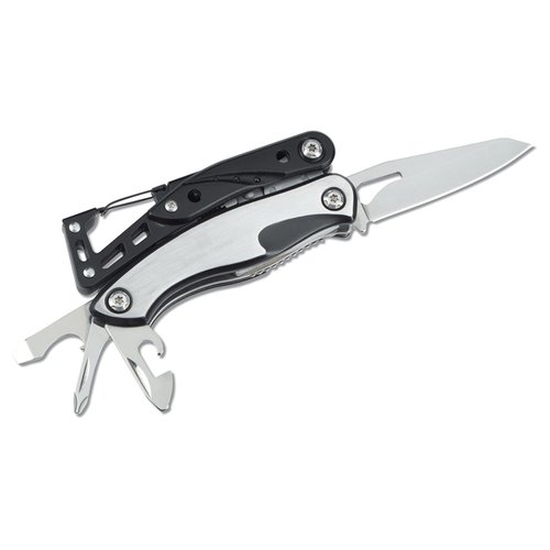 Additional Image 1 - a black and white pocket knife