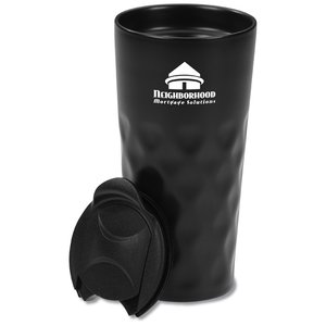 Additional Image 1 - a black cup with a white logo