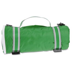 Additional Image 1 - a green picnic bag with black straps
