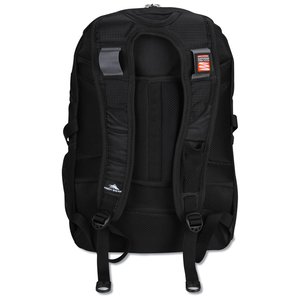 Additional Image 1 - a black backpack with straps