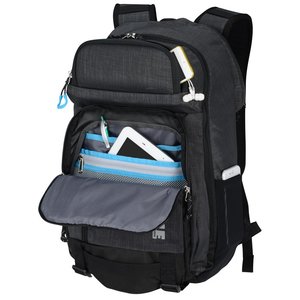Additional Image 1 - a black backpack with a pocket